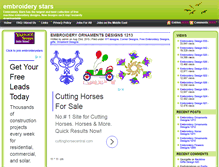 Tablet Screenshot of embroiderystars.com